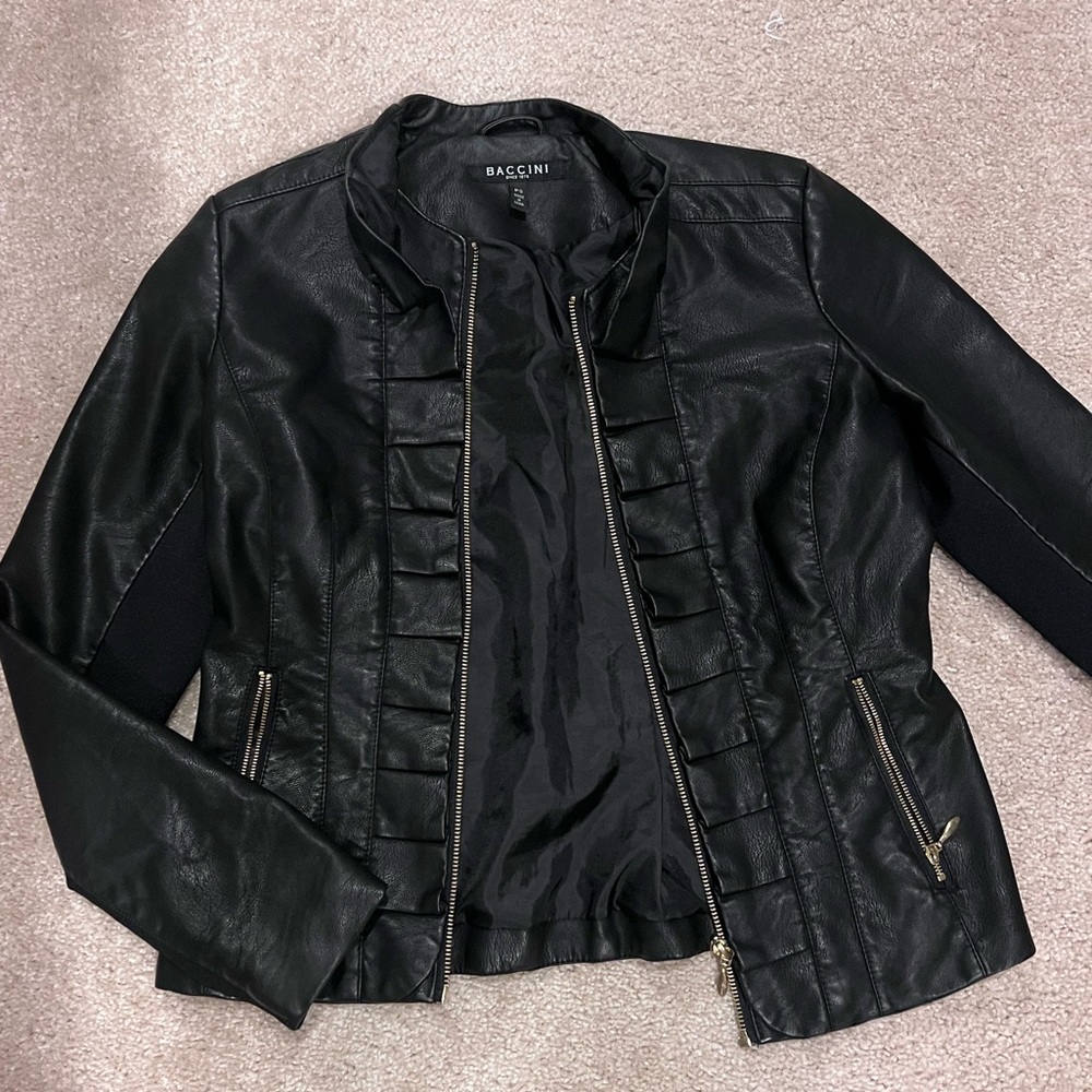 A Fly Blk🖤 Leather Jacket